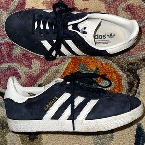 Adidas Navy Blue Suede Gazelle Sneakers 🦋
